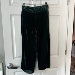 Madewell Hunter Green Velvet Pants